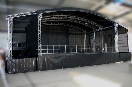 Mobile Bühne Stagemobil XLR von WeserStage