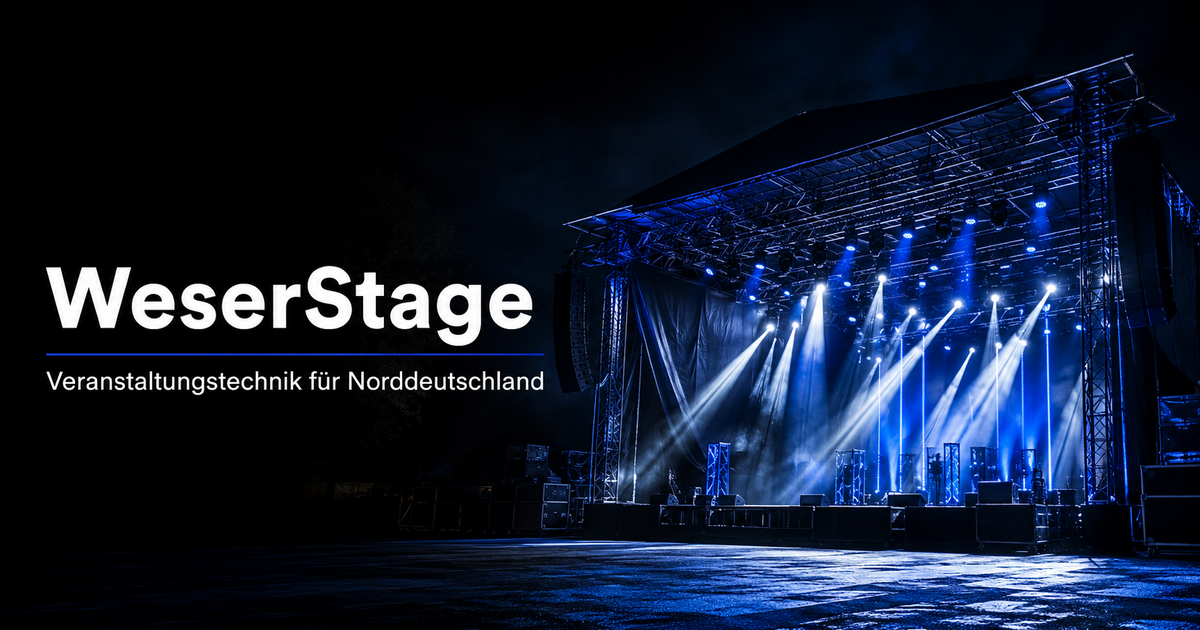Bild von der Webseite von WESER STAGE Veranstaltungstechnik
